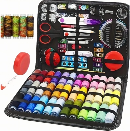 Set profesional de cusut în husă, 229 piese