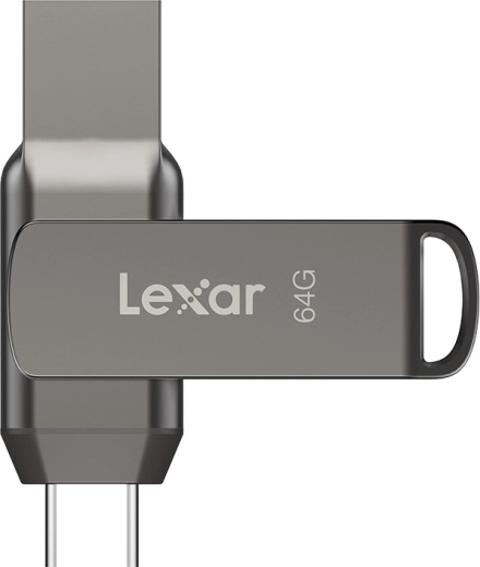 Flash disk Lexar JumpDrive D400 Dual USB‑C și USB‑A 64 GB (USB 3.1)