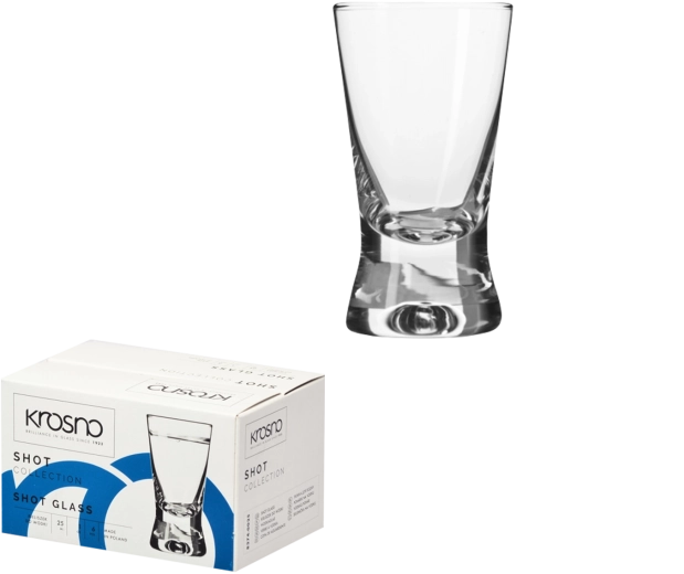 Set de pahare pentru votcă 25 ml Krosno X-line, 6 buc