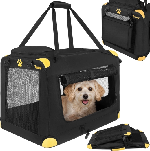 Geantă de transport pliabilă și țarc pentru câine și pisică Purlov 60 × 42 × 44 cm