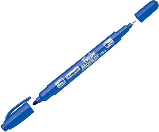 Marker permanent LUXOR 3012, albastru