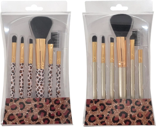 Set de pensule pentru machiaj Wild 6 buc.