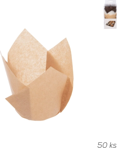 Coșulețe din hârtie pentru cofetărie 5 cm, mix, 50 buc.