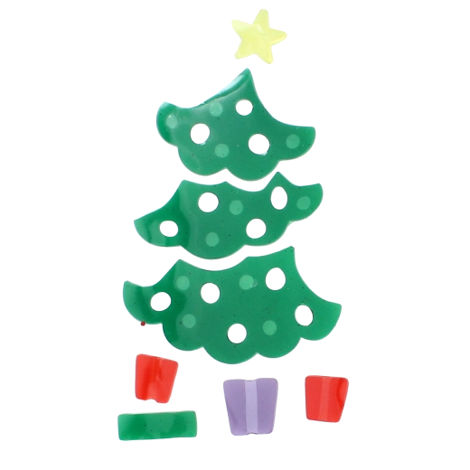 Brăduț, stea și cadouri