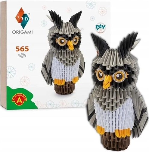 Origami 3D bufniță