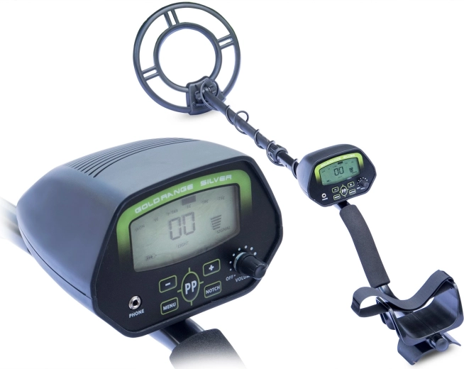 Detector de metale Cobra Tector CT-1037 cu afișaj LCD și bobină impermeabilă
