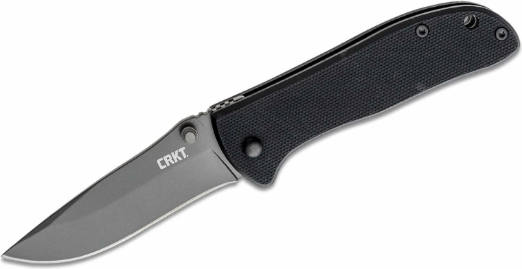 CRKT Drifter Black cuțit de buzunar 7,3 cm G10, gri/negru