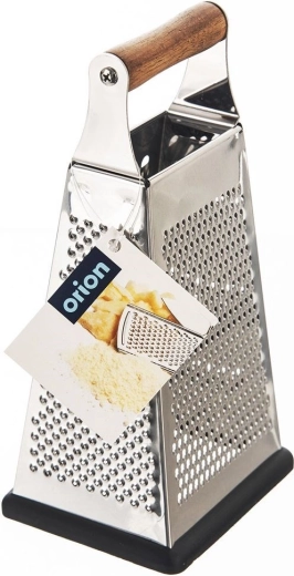 Inox durabil și mâner confortabil din lemn