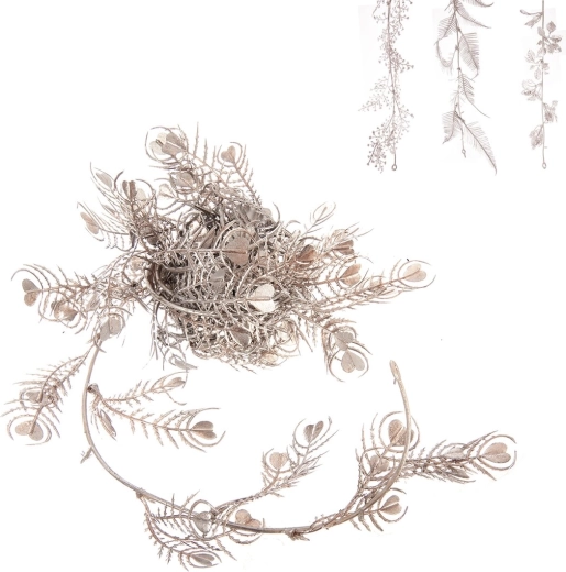 Ghirlandă de Crăciun aurie 170 cm (asortiment)