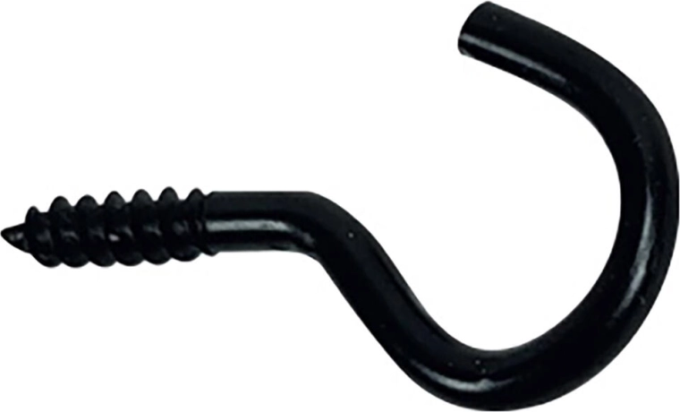 Ochet deschis 18 × 50 mm, negru (4 buc.)