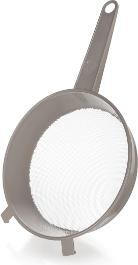 Strecurătoare de bucătărie PRAKTIS 20 cm cu mâner, latte