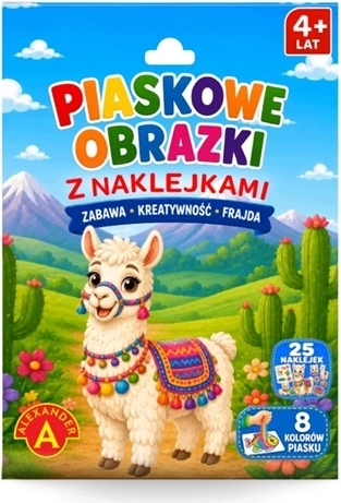 Set creativ – imagini din nisip, alpaca