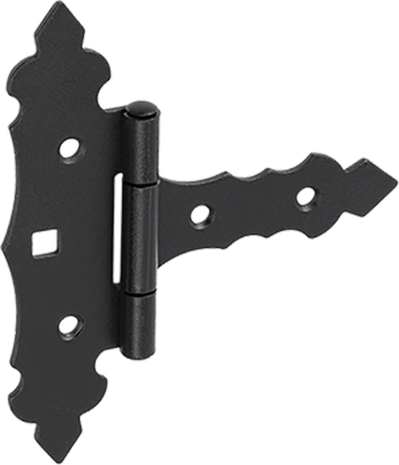 Balamă decorativă neagră 75 × 35 × 130 × 2 mm