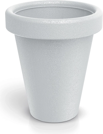 Ghiveci din plastic Origina 39 cm alb