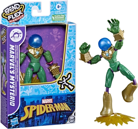 Figurină de acțiune Marvel Spider-Man Bend and Flex Missions – Marvel's Mysterio