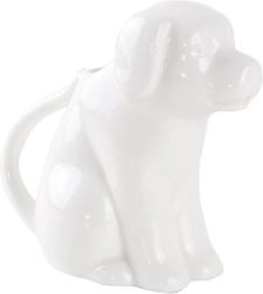 Vas de lapte din ceramică în formă de câine 12,5 × 7 × 11,8 cm