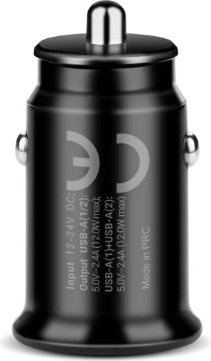 Două porturi USB‑A pentru încărcare simultană