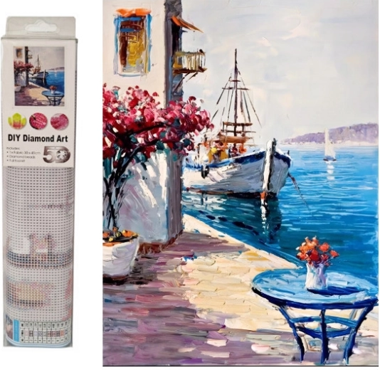 Mozaic cu diamante – bărcuță