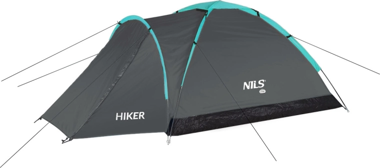 Cort turistic Nils Camp Hiker gri pentru 2 persoane