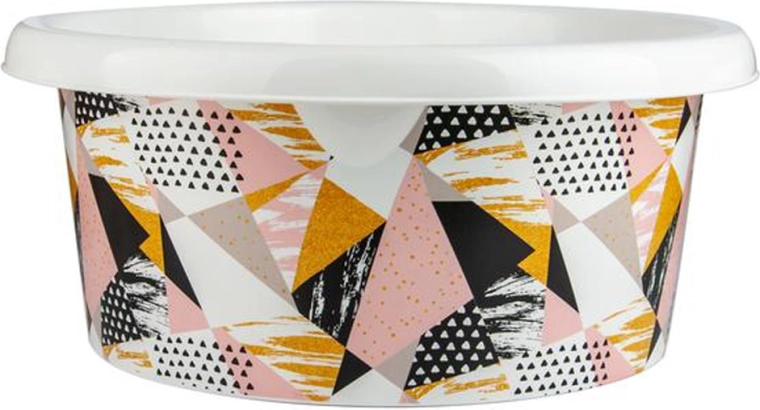 Lighean din plastic cu decor, 12 l, diverse motive