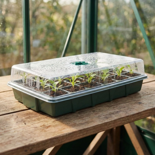 Set pentru cultivarea răsadurilor cu capac