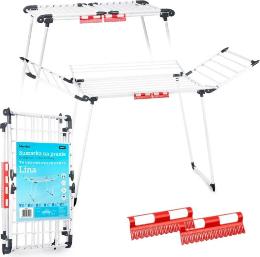 Uscător de rufe pliabil pe suport MASSIDO Lina 22 m