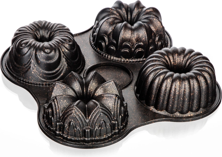 Formă pentru 4 gugulufi MAJESTIC Margarita 14 cm cu strat antiaderent