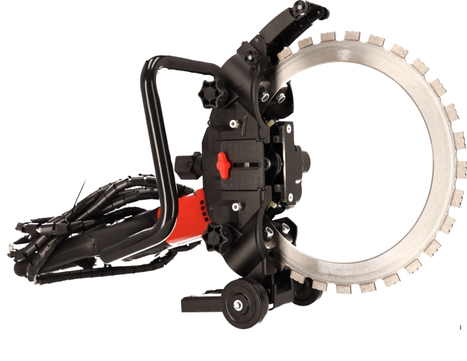 Tăietor portabil cu inel pentru beton 6000 W – negru