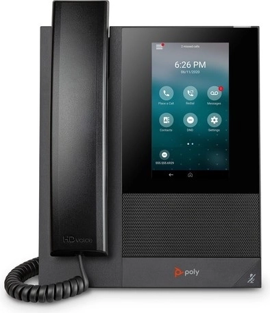 Telefon Poly CCX 400 SIP cu suport PoE