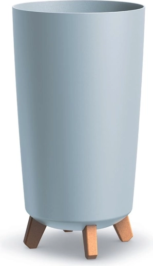 Ghiveci Gracia Tubus Slim 24 cm gri deschis