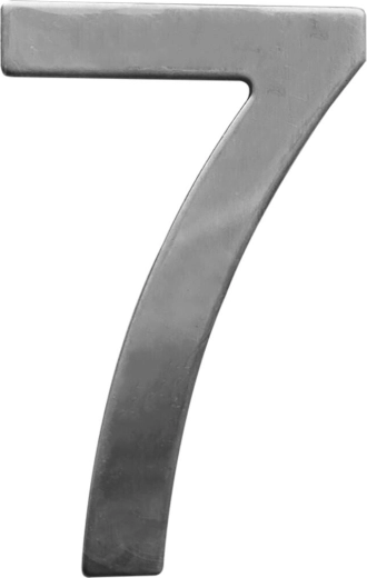 Număr de casă STAR 7 din oțel inoxidabil 75 mm