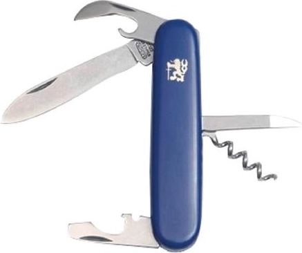 Cuțit pliabil de buzunar cu tirbușon și deschizătoare