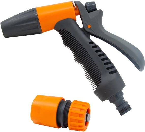 Pistolă de stropit reglabilă cu cuplă rapidă STOP 1/2" AQUA