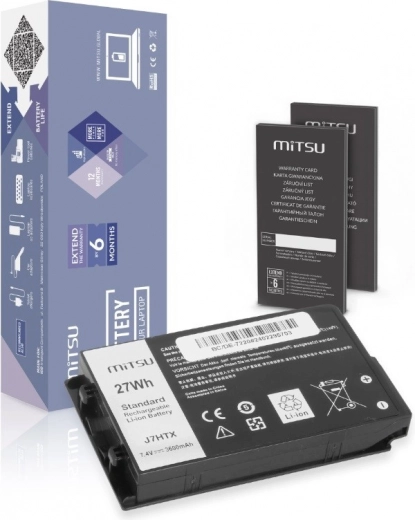 Baterie MITSU pentru tableta Dell Latitude 12 Rugged 7202/7212/7220 (3600 mAh, 27 Wh)