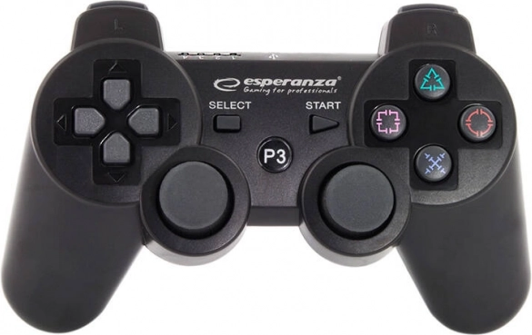 Gamepad wireless ESPERANZA pentru PS3, Bluetooth, negru