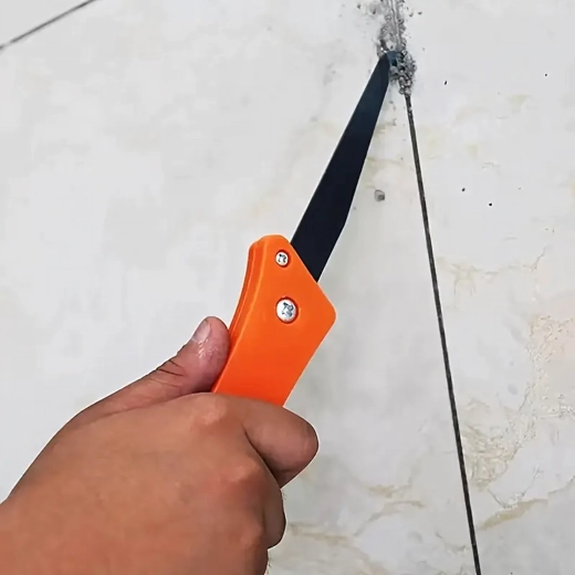 Cu lamă îngustă în formă de cârlig pentru rosturi greu accesibile