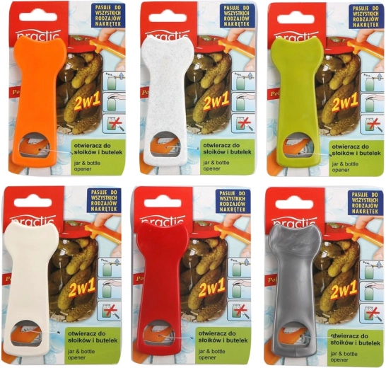 Deschizător pentru borcane de conserve twist și sticle 2 în 1