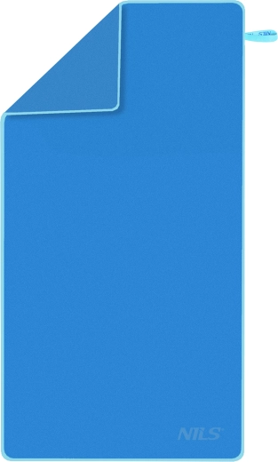 Prosop din microfibră NILS cu uscare rapidă, albastru