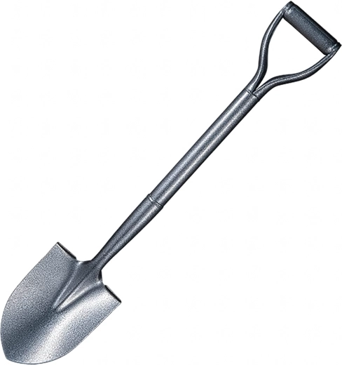 Hârleț de grădină din metal cu coadă metalică de 100 cm, extra rezistent