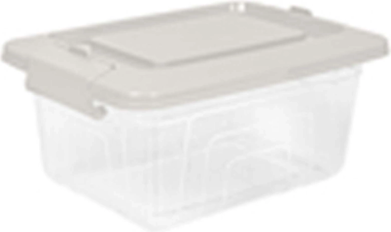 Cutie de depozitare din plastic cu capac 1,2 l