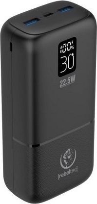 Powerbank P30 cu LCD, 30.000 mAh, PD 22,5 W