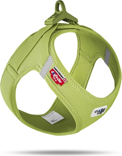 Ham Curli air-mesh pentru câini cu cataramă, lime, mărimea L (8–13 kg)