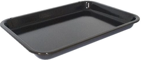 Tavă emailată 44,5 × 32,5 × 4 cm, neagră