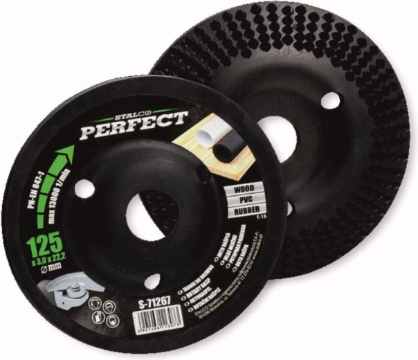 Disc rotativ înclinat 125 × 3,0 × 22,2 mm pentru polizoare unghiulare STALCO