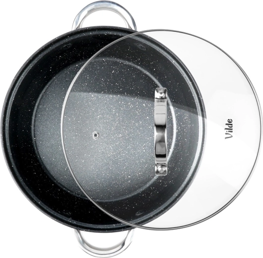 Interior antiaderent tip granit pentru gătit ușor