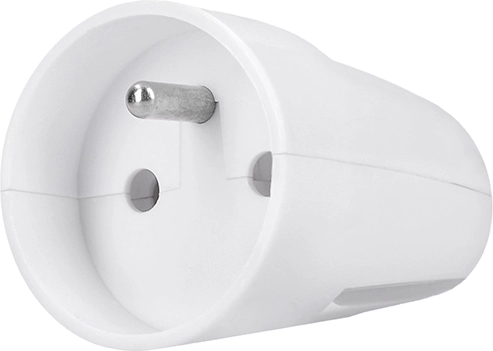 Solight ștecher drept (fișă) IP20 alb - 1 bucată