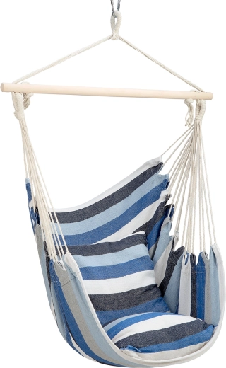 Scaun brazilian suspendat albastru