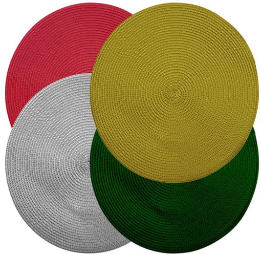 Suport de masă țesut TORO 36 cm – mix de culori