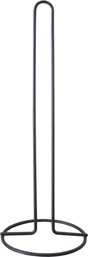Suport de hârtie igienică stativ, 43 cm – oțel negru
