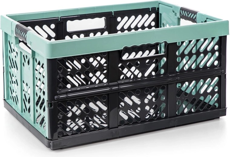 Ladă pliabilă din plastic 54 × 37 × 28 cm, capacitate de încărcare 50 kg